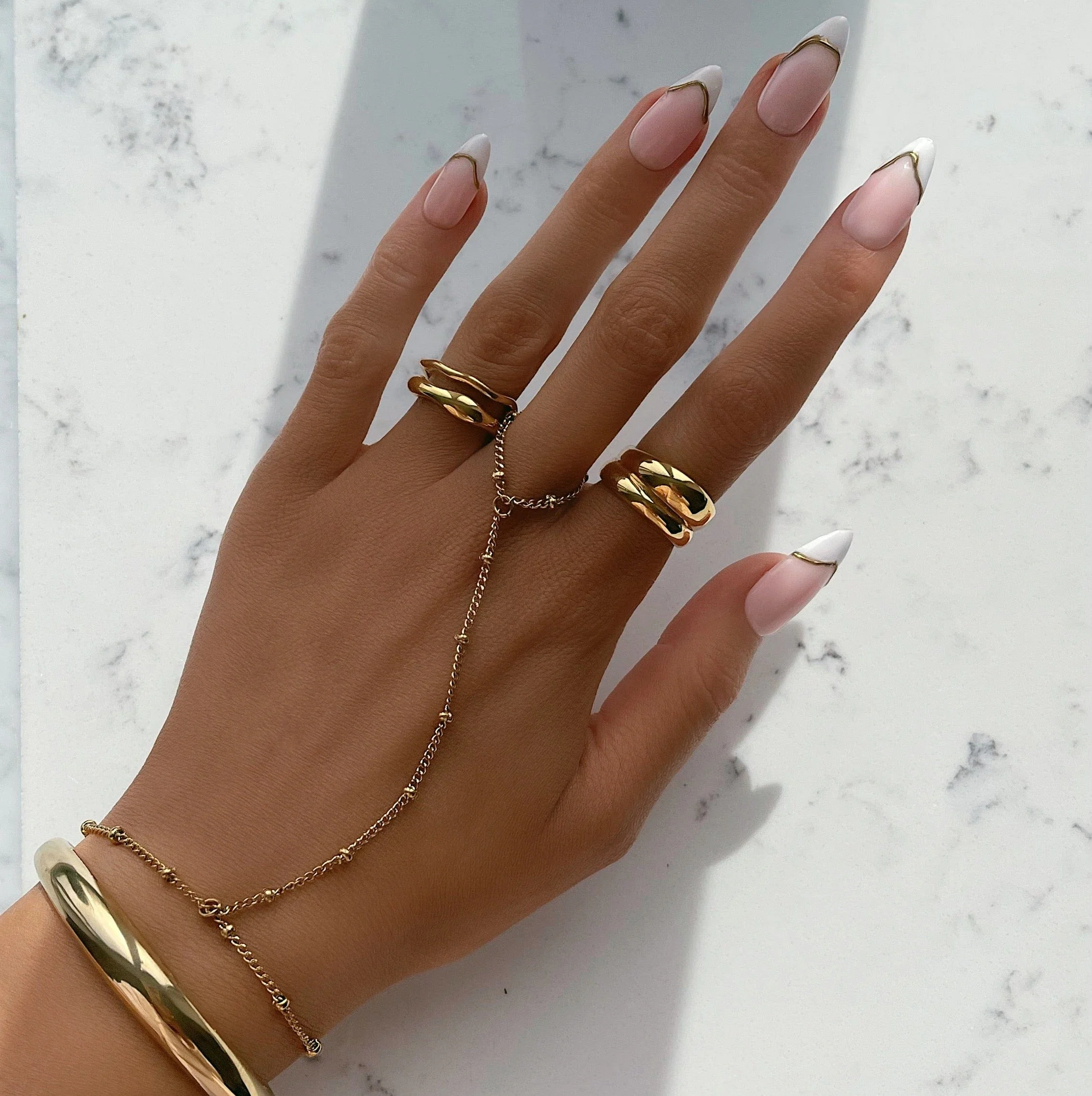 Cate Hand Chain Bracelet - Image 8