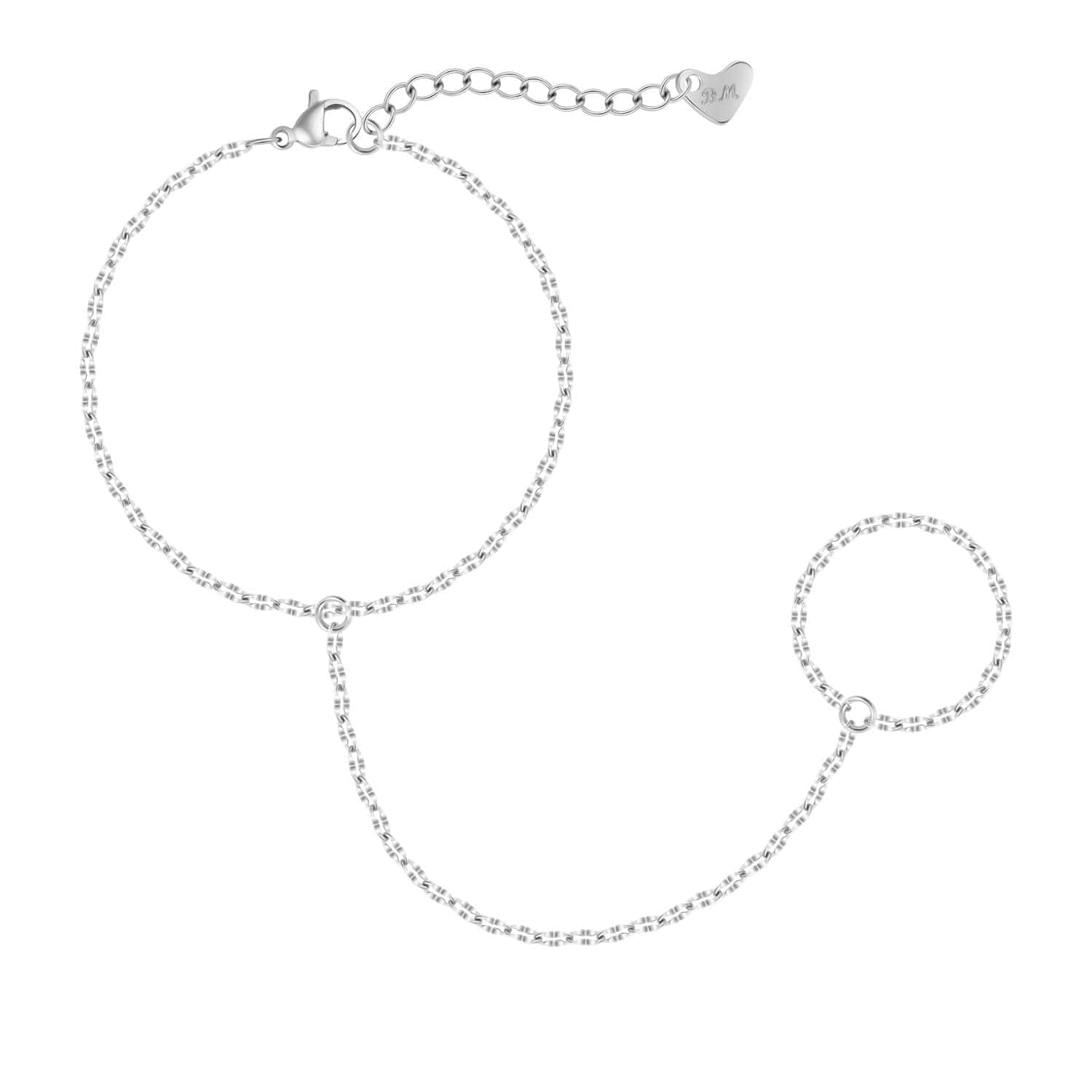 Chevron Hand Chain Bracelet - Image 10