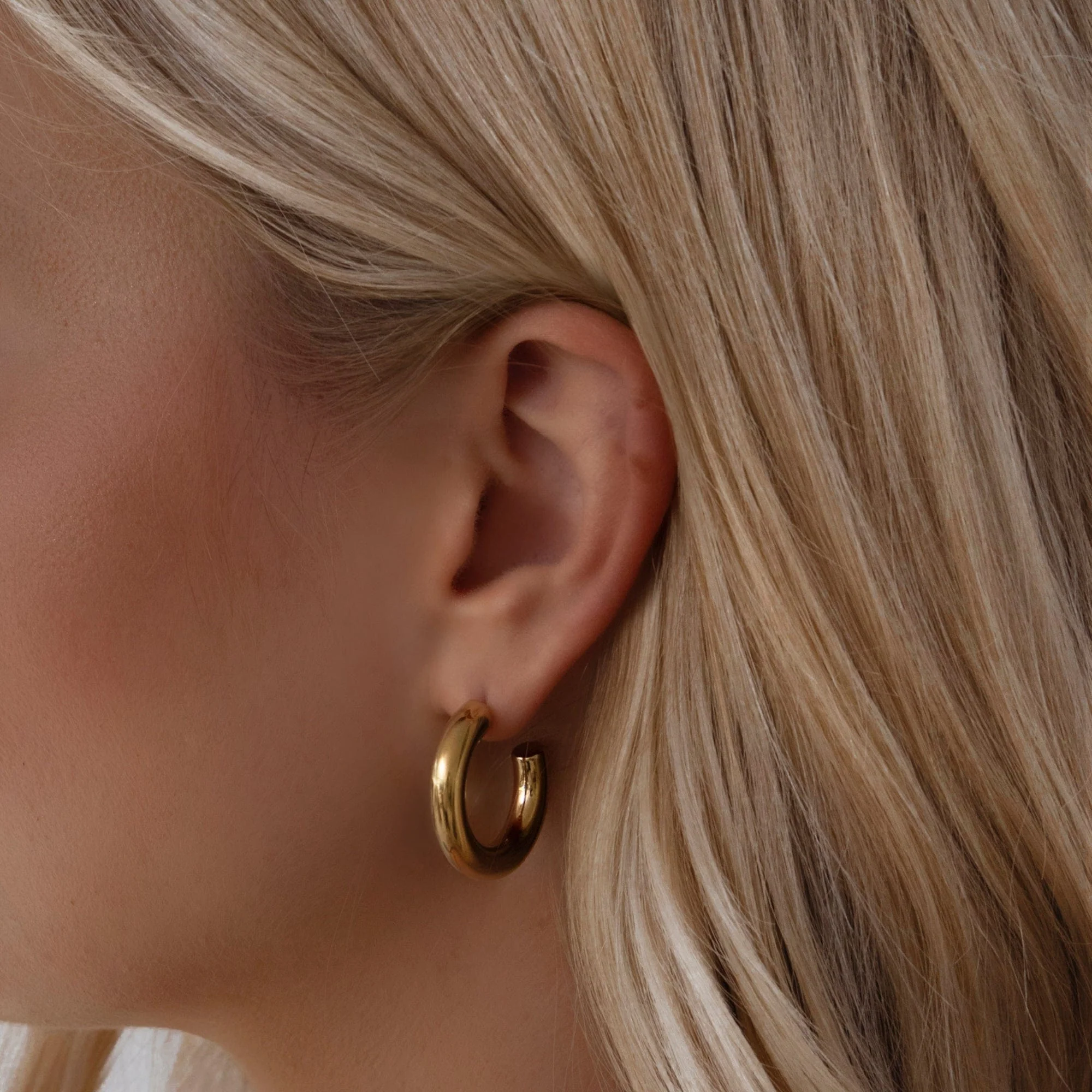 Classic Hoop Earrings - Image 3
