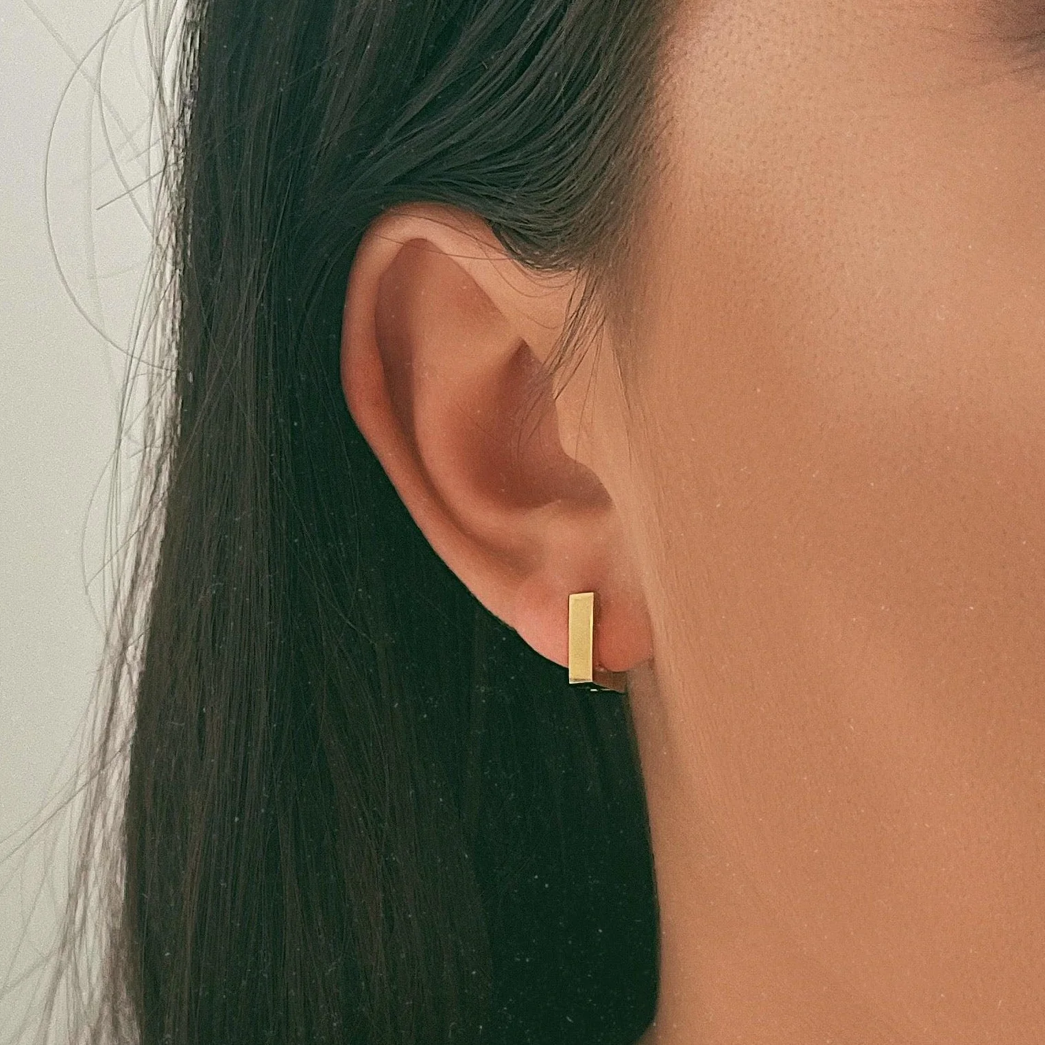 Cubic Hoop Earrings - Image 3