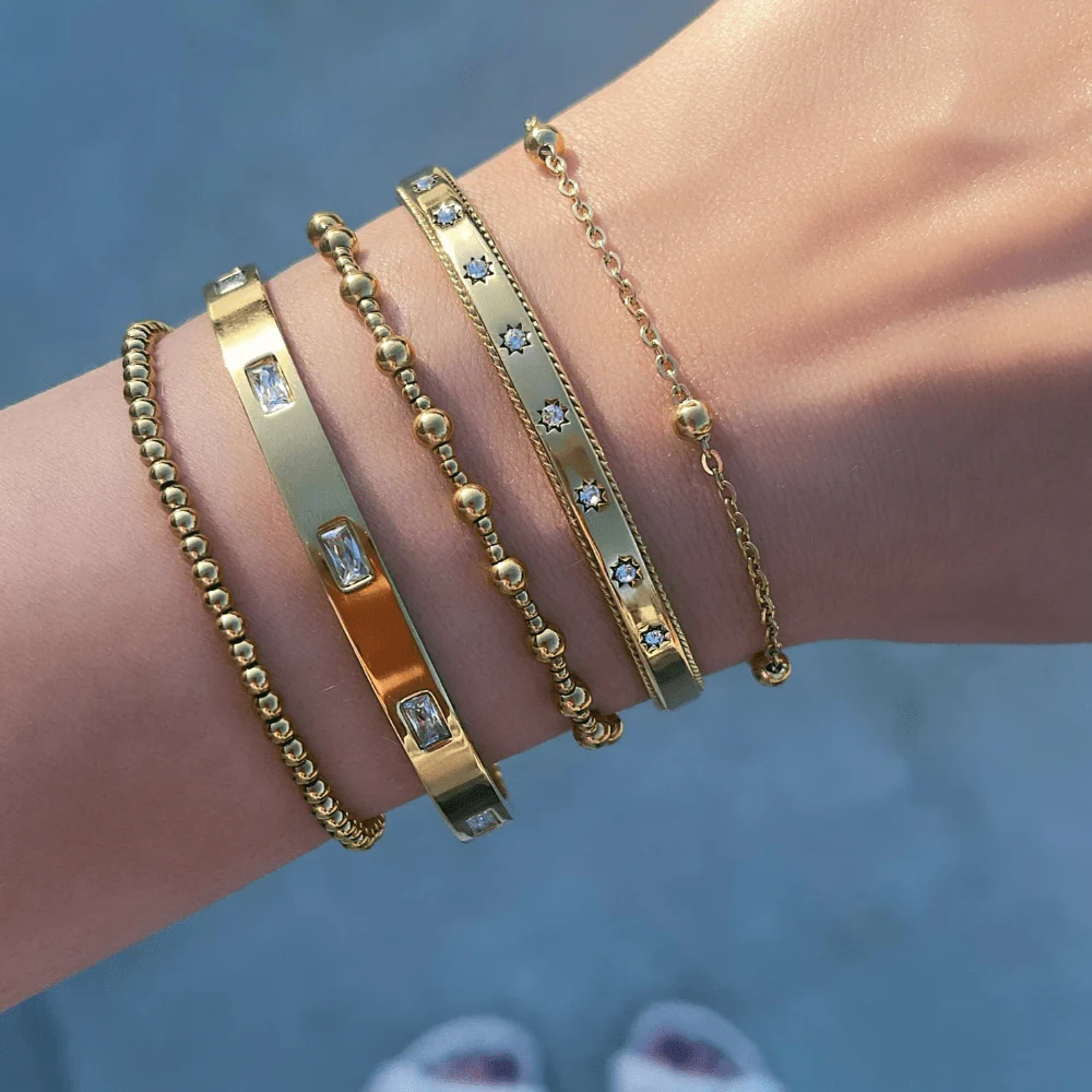 Dainty Ball Bracelet - Image 3