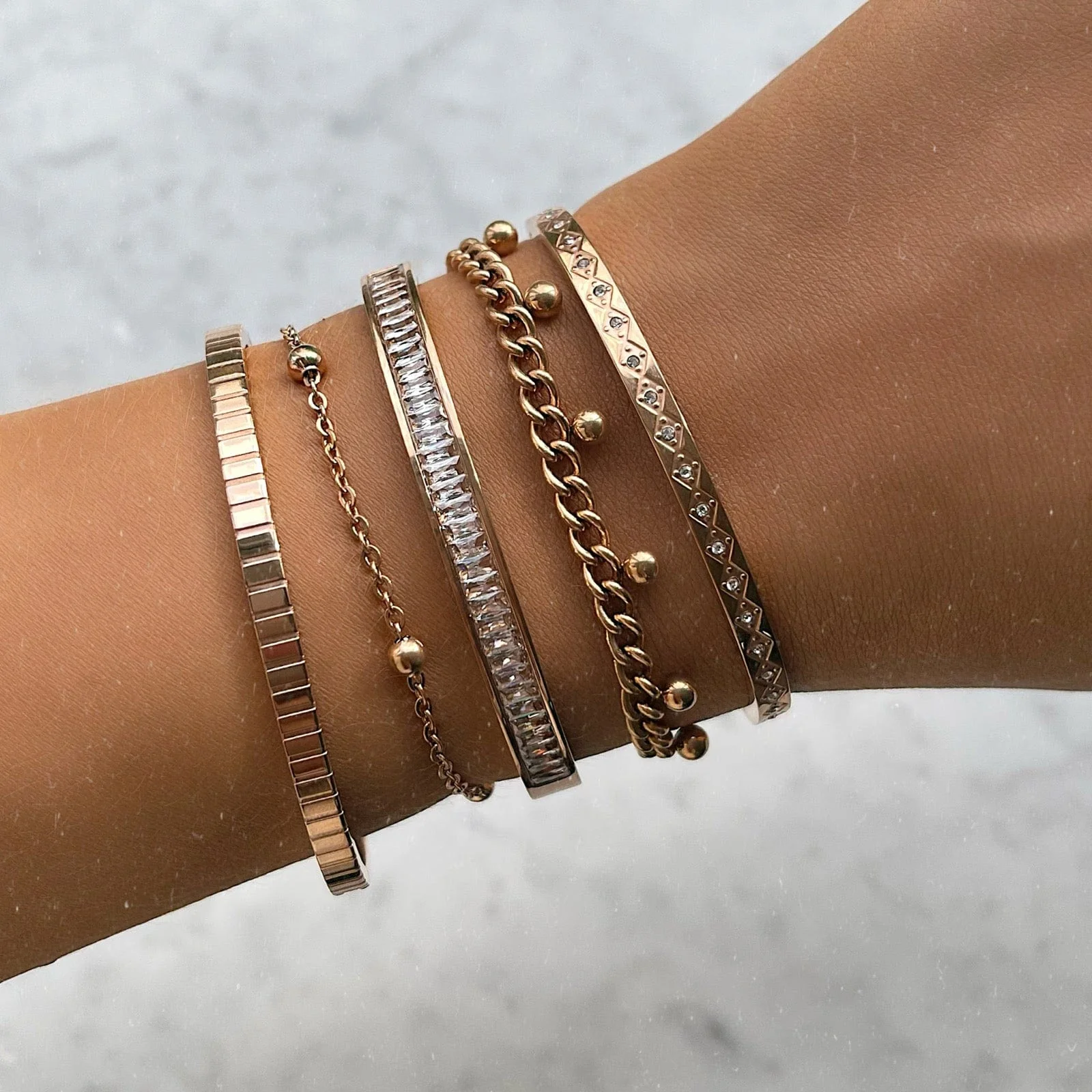 Dainty Ball Bracelet - Image 8