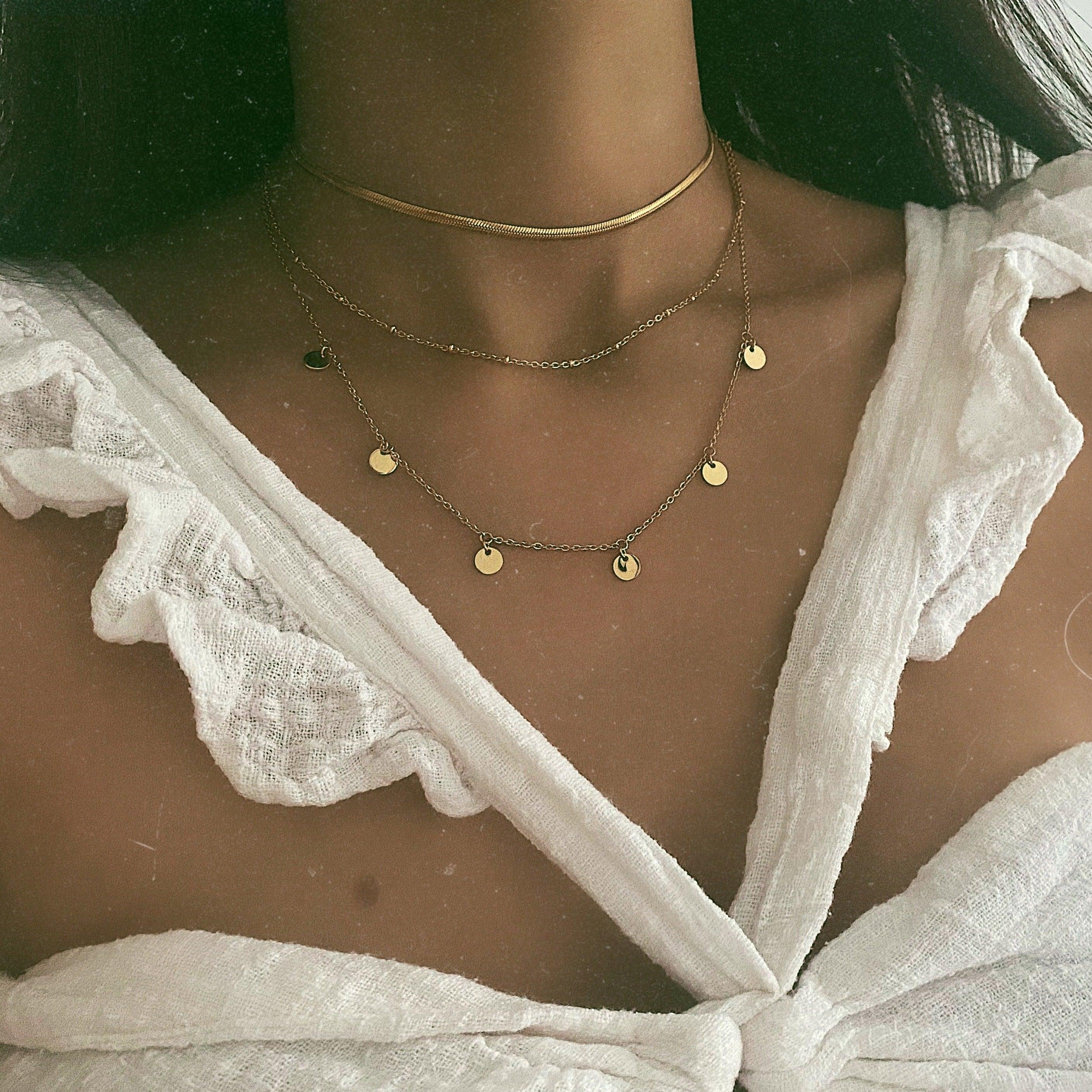 Dainty Herringbone Choker / Necklace - Image 11
