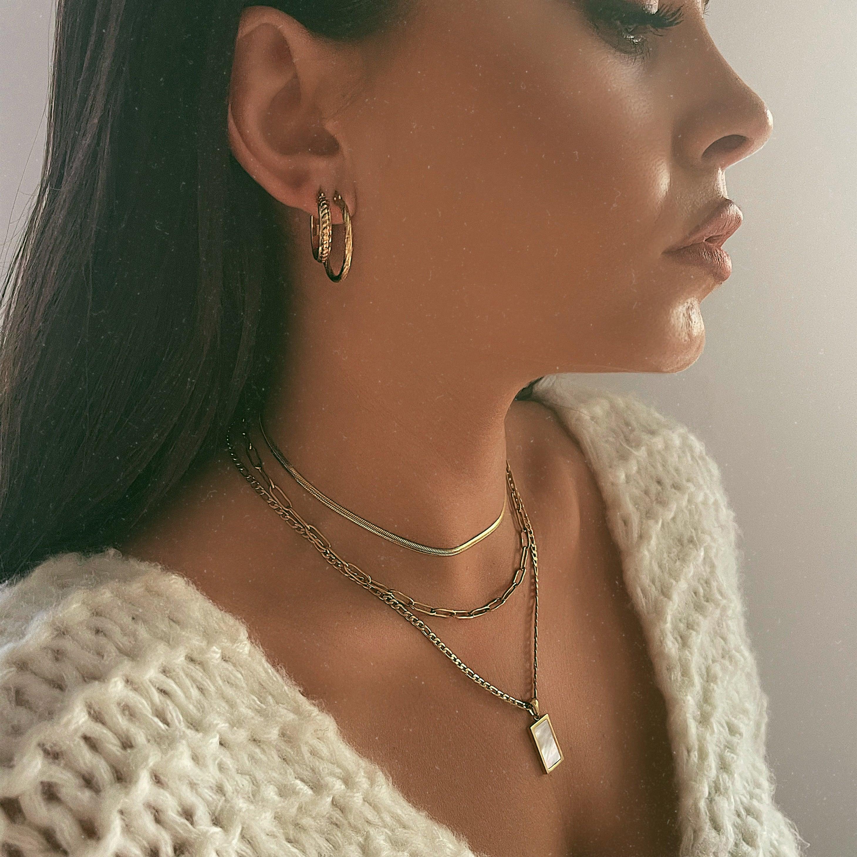 Dainty Herringbone Choker / Necklace - Image 16