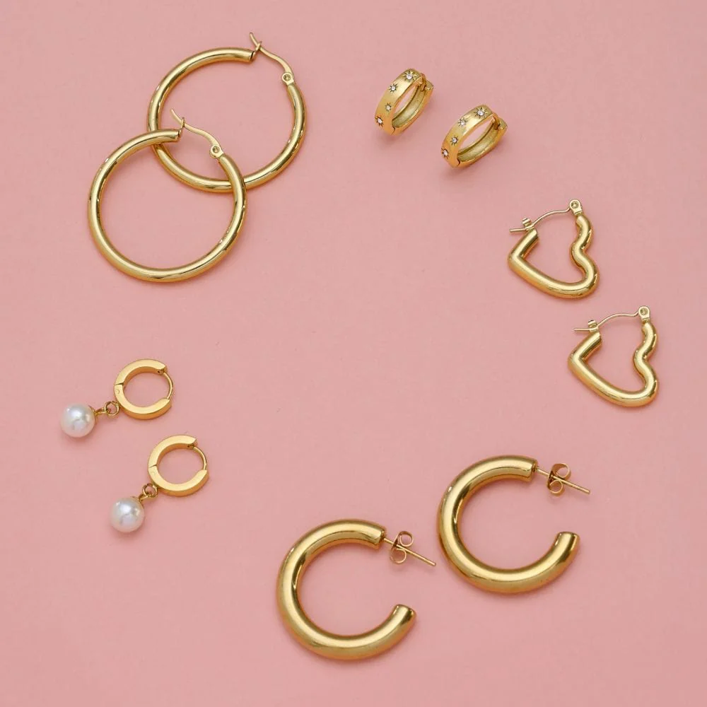 Classic Hoop Earrings - Image 9