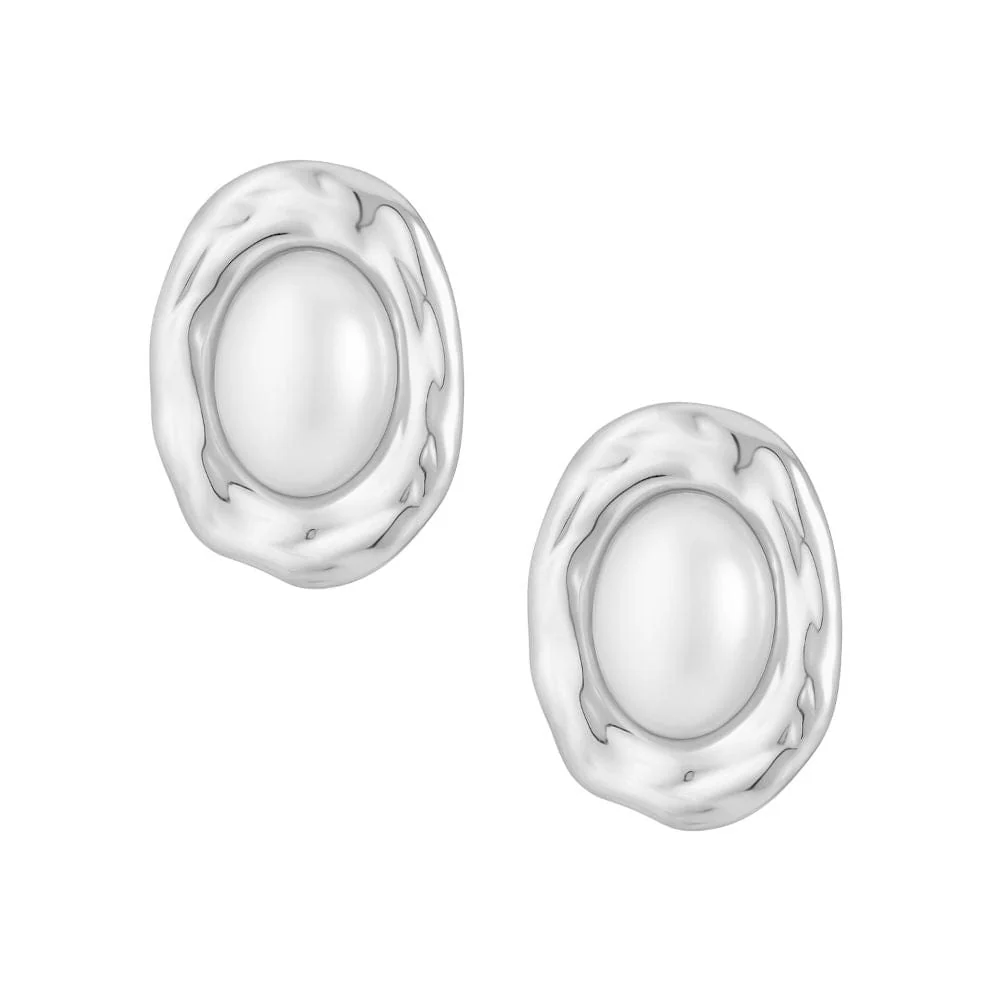 Lettie Pearl Stud Earrings - Image 3