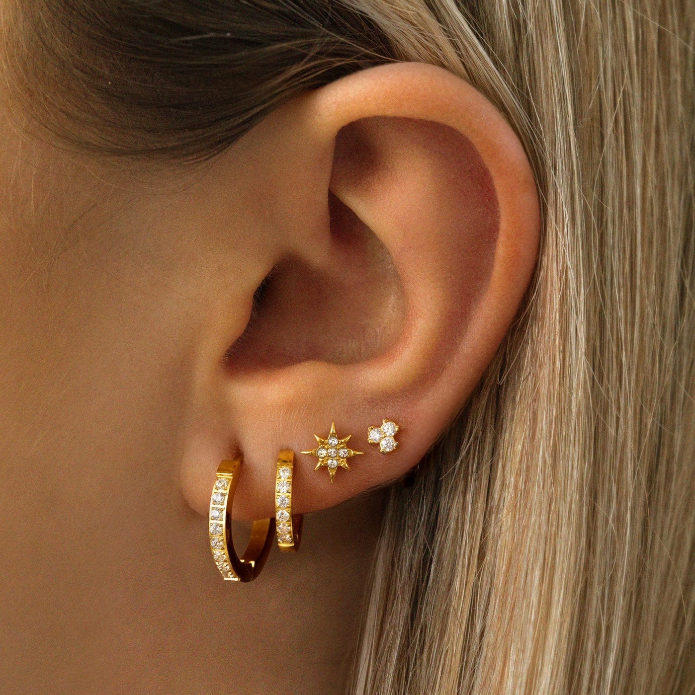 Lexi Huggie Hoop Earrings - Image 4