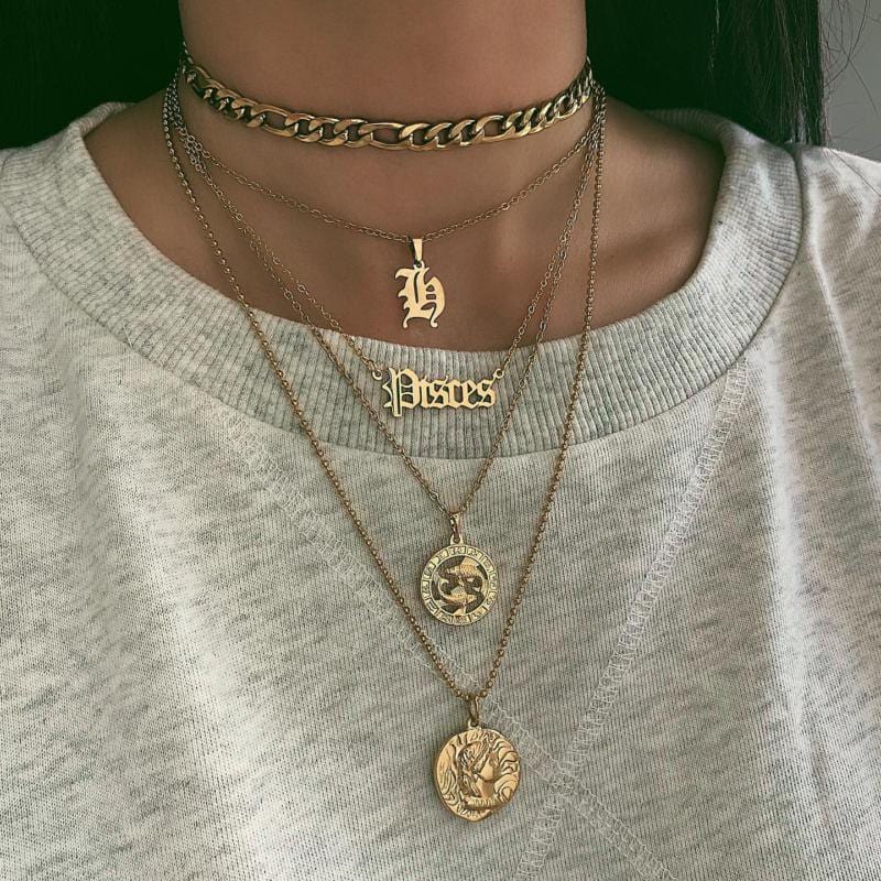 Old English Zodiac Necklace - Image 16