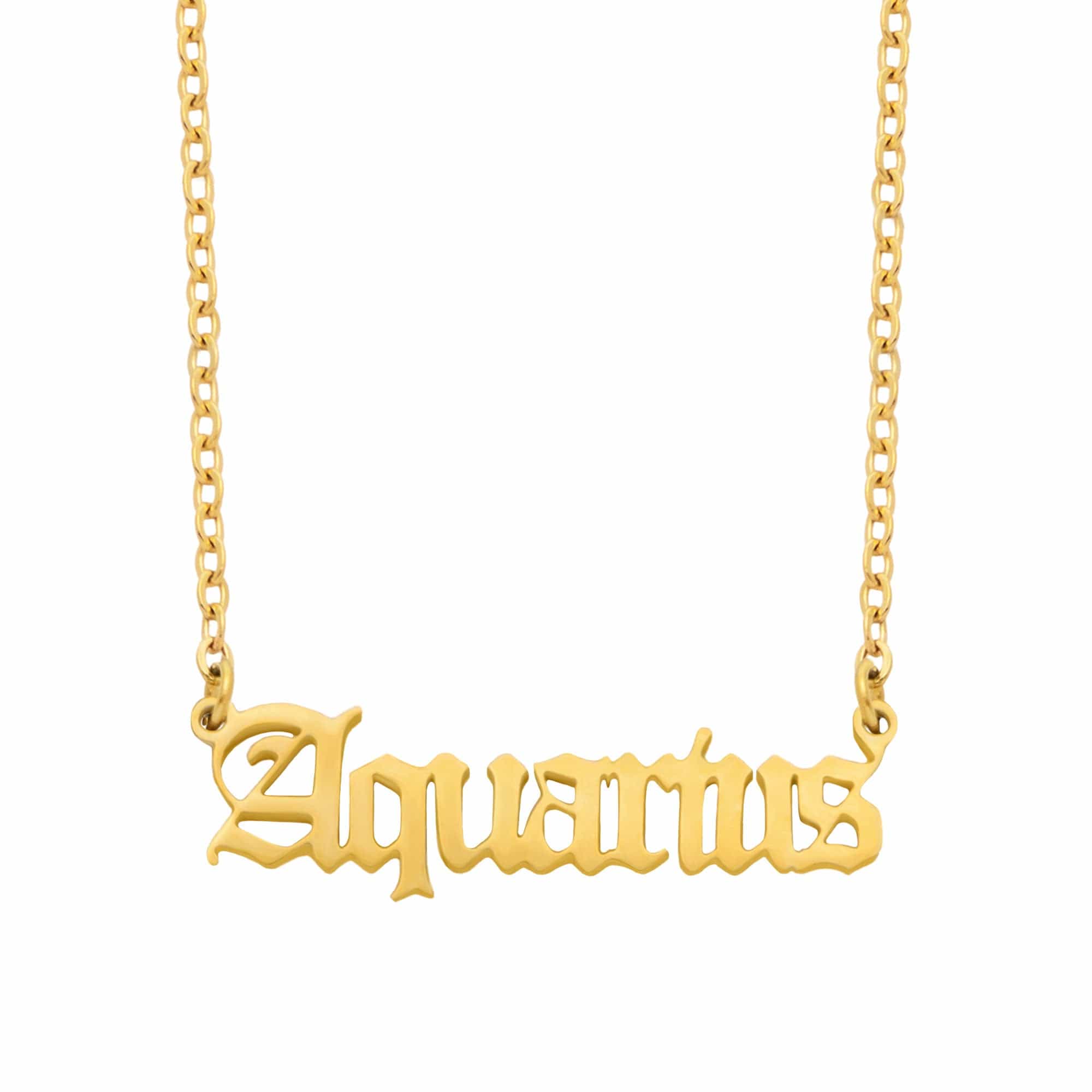 Old English Zodiac Necklace - Image 21