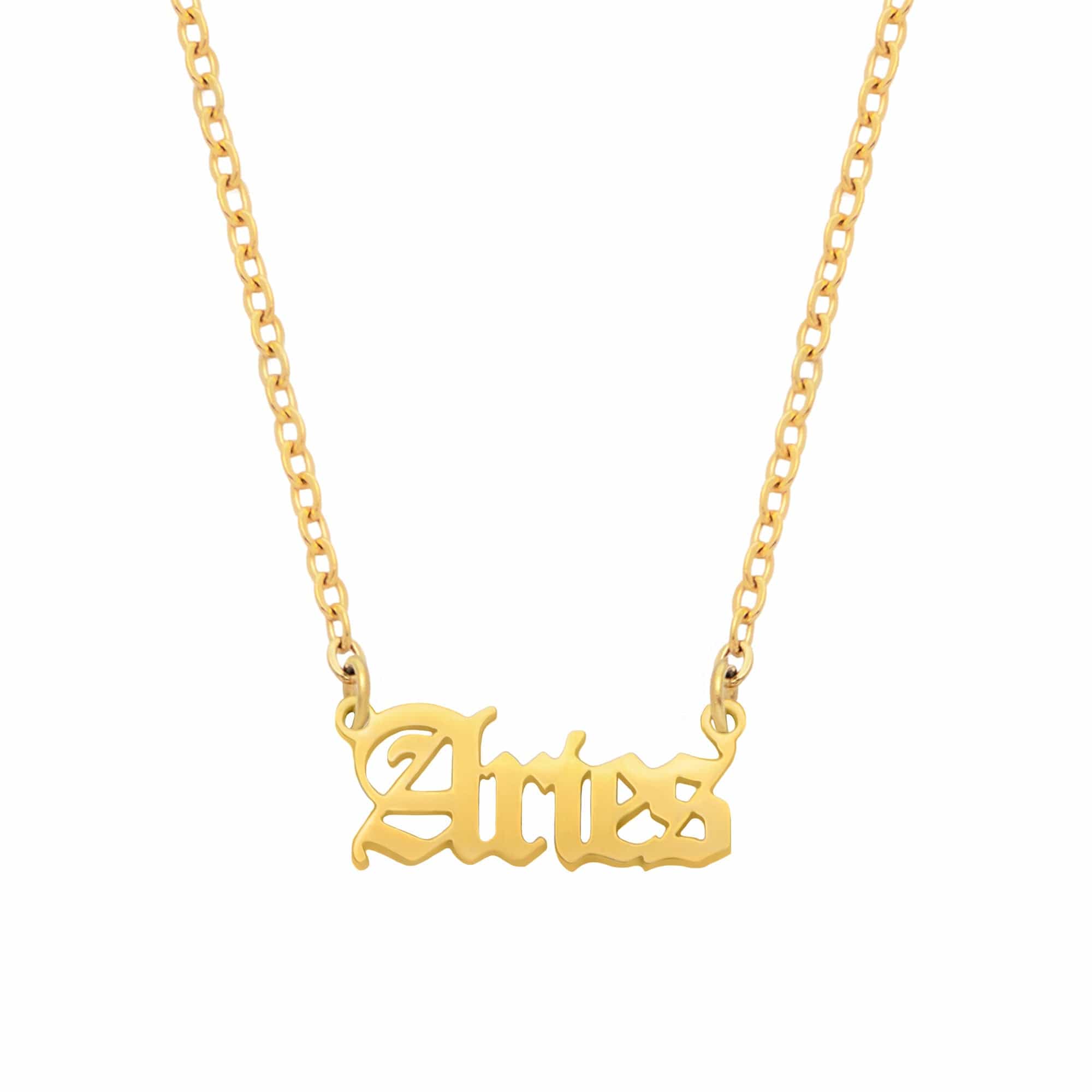 Old English Zodiac Necklace - Image 26
