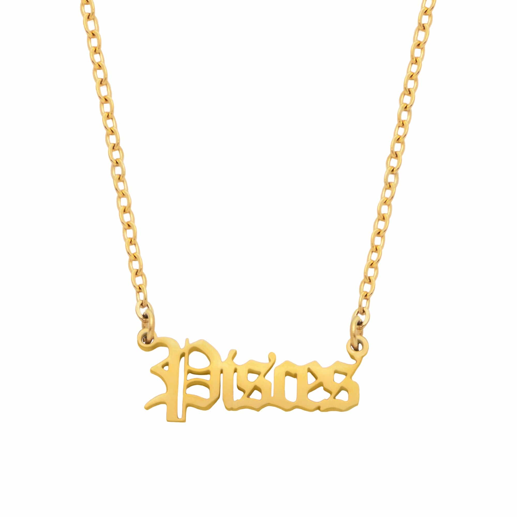 Old English Zodiac Necklace - Image 50