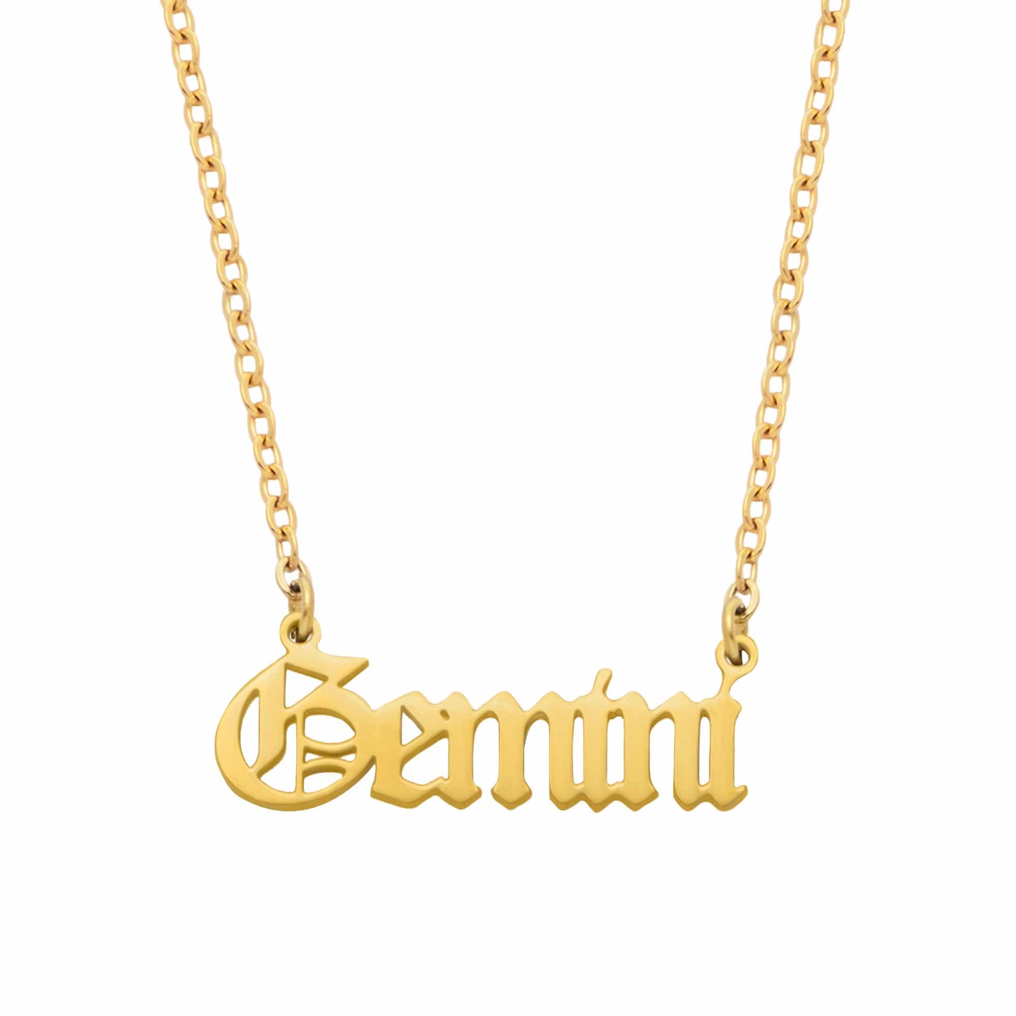 Old English Zodiac Necklace - Image 55