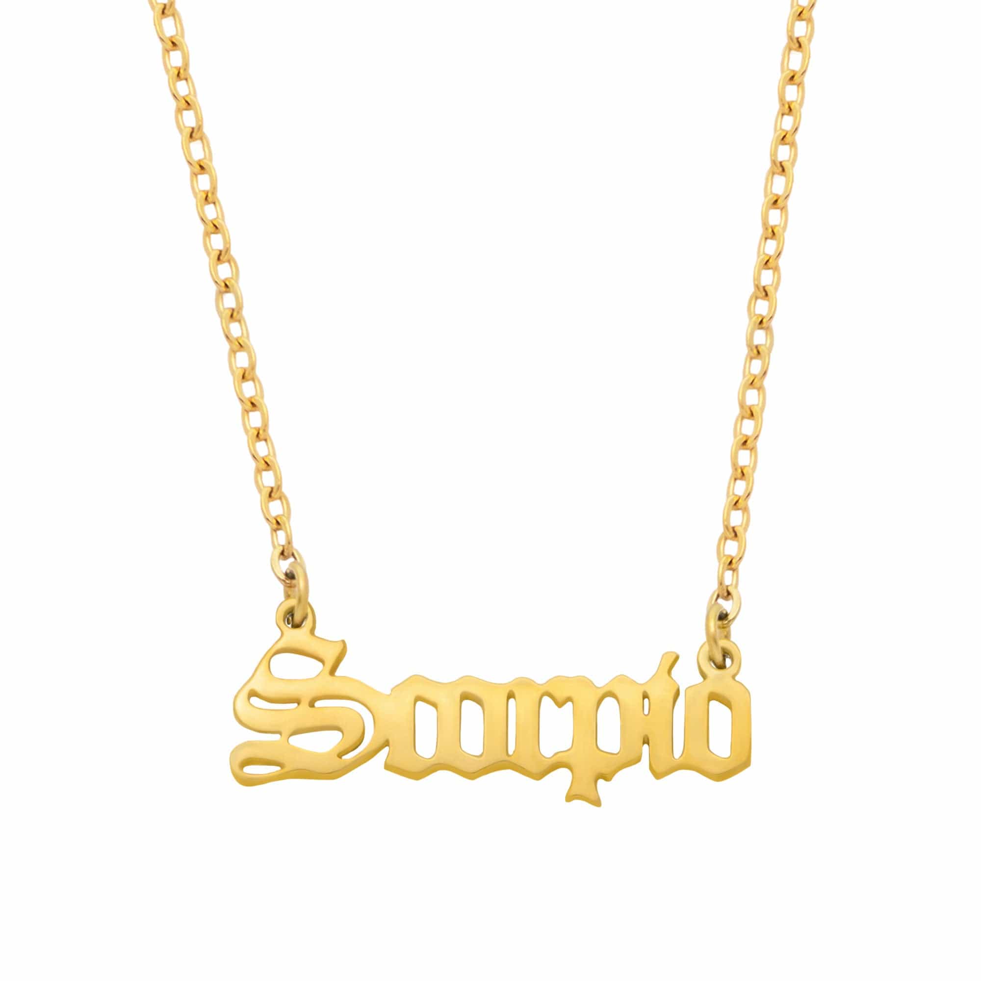 Old English Zodiac Necklace - Image 58