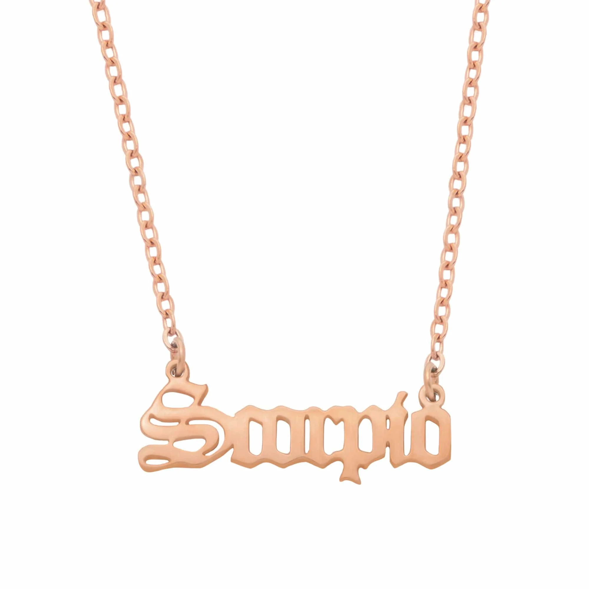Old English Zodiac Necklace - Image 60