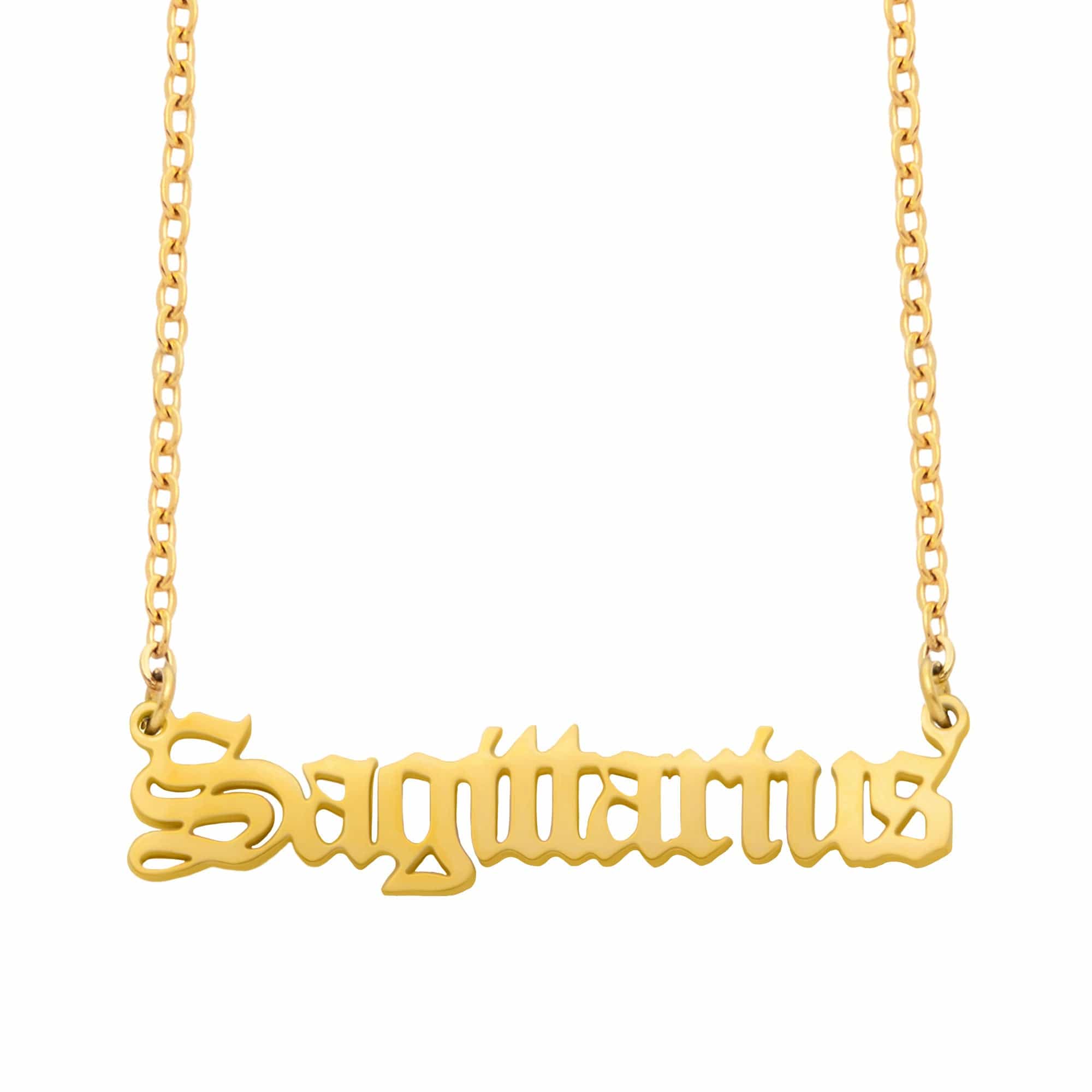 Old English Zodiac Necklace - Image 61