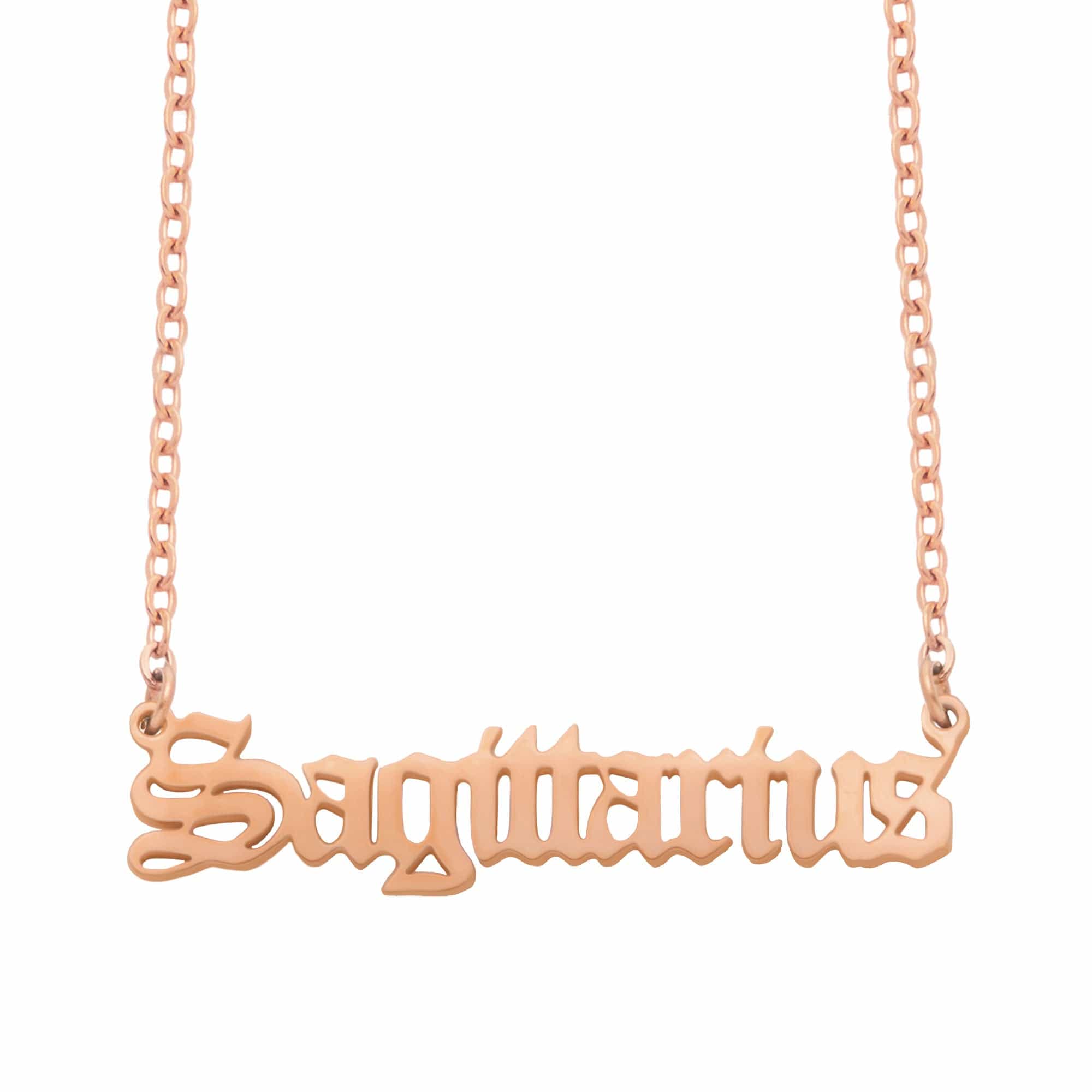 Old English Zodiac Necklace - Image 63