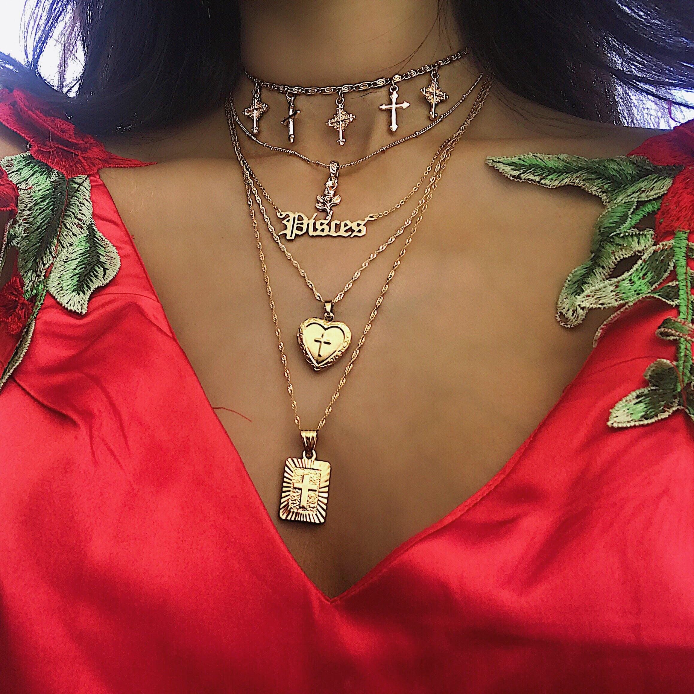 Old English Zodiac Necklace - Image 9