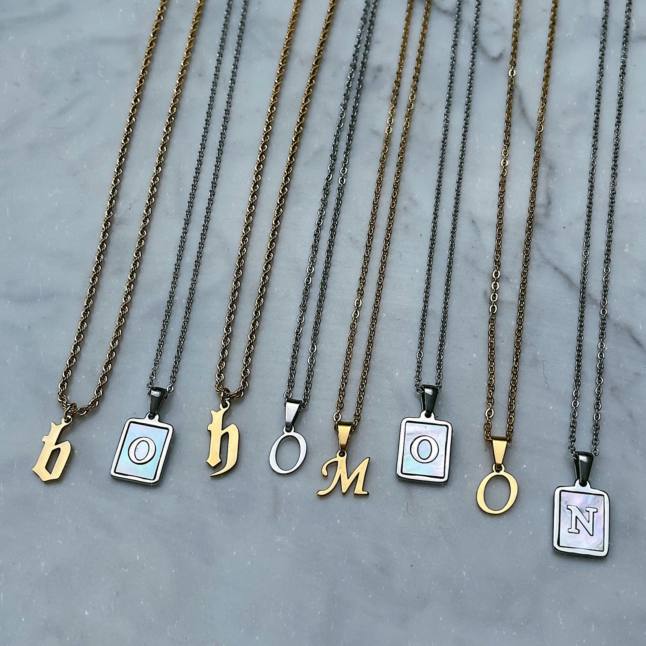 Petite Initial Choker / Necklace - Image 10