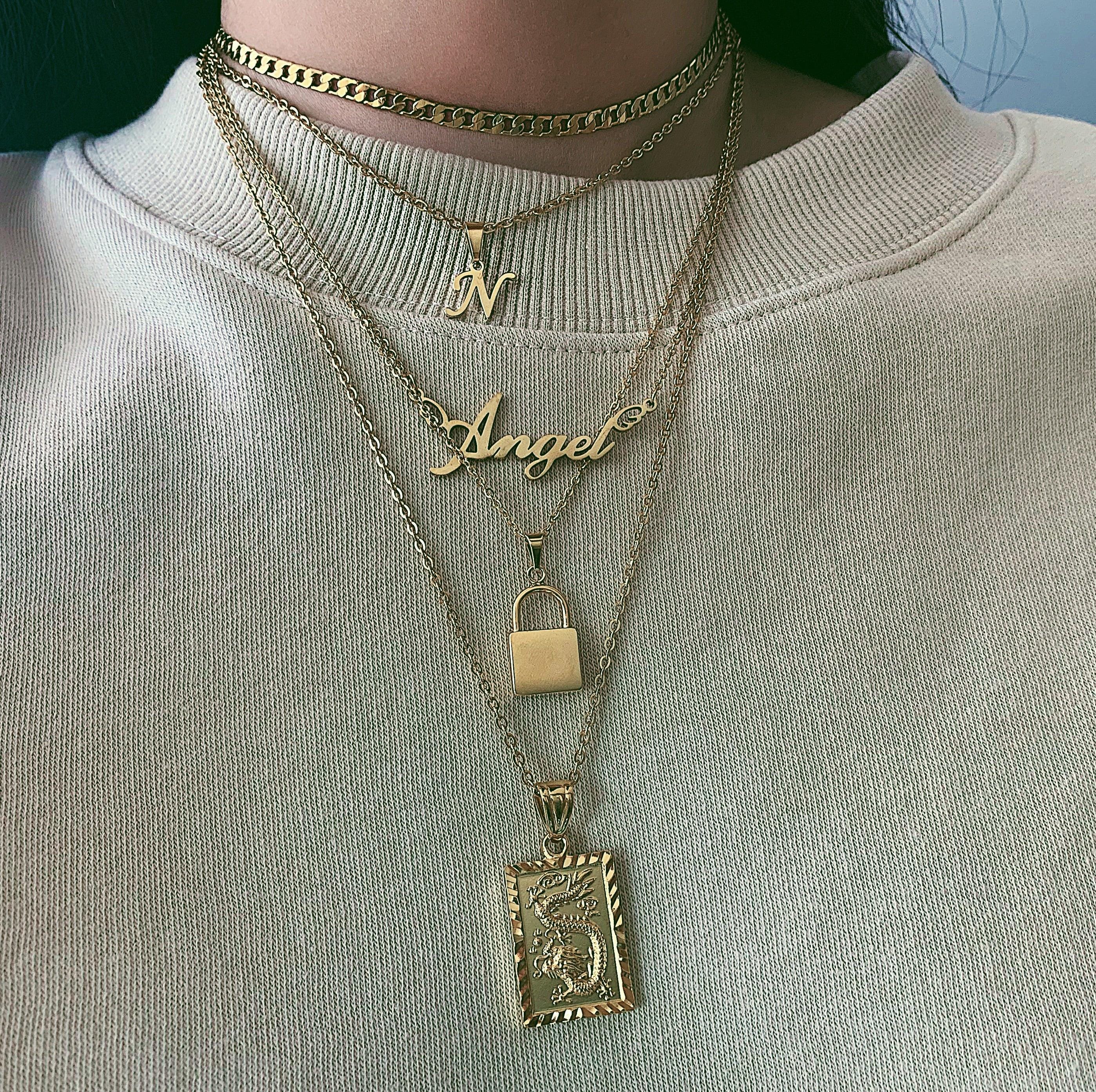 Petite Initial Choker / Necklace - Image 11