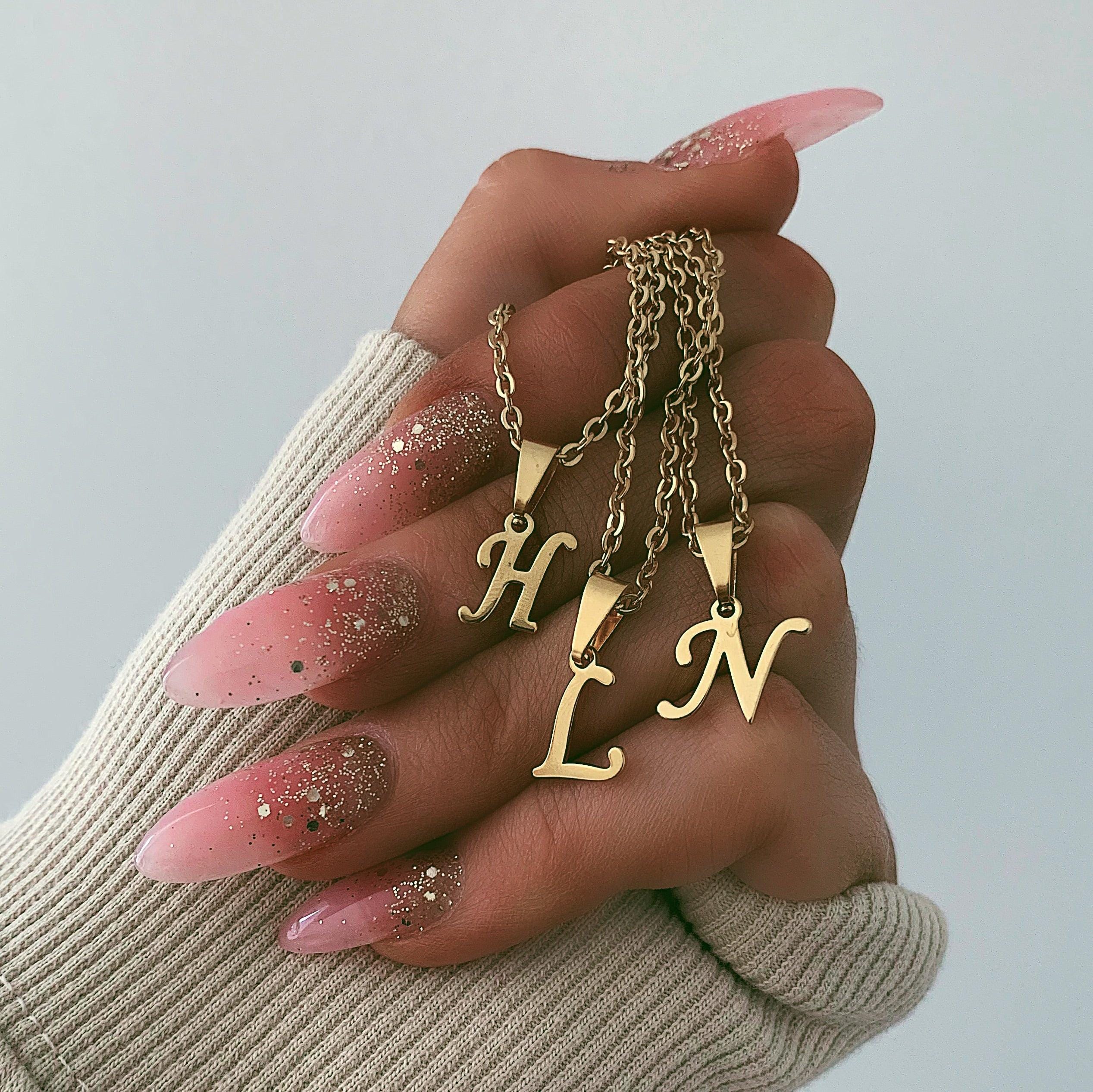 Petite Initial Choker / Necklace - Image 4