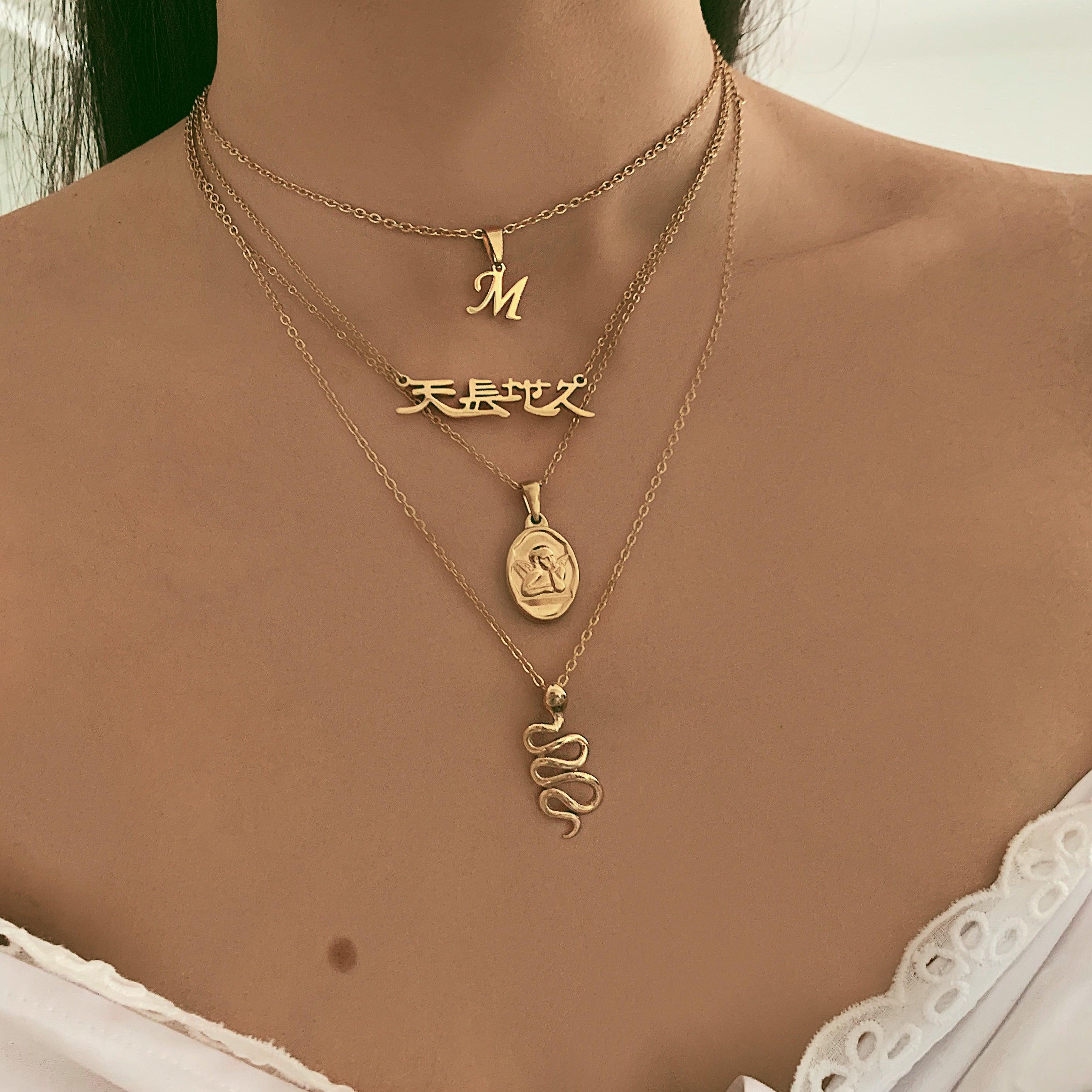 Petite Initial Choker / Necklace - Image 5