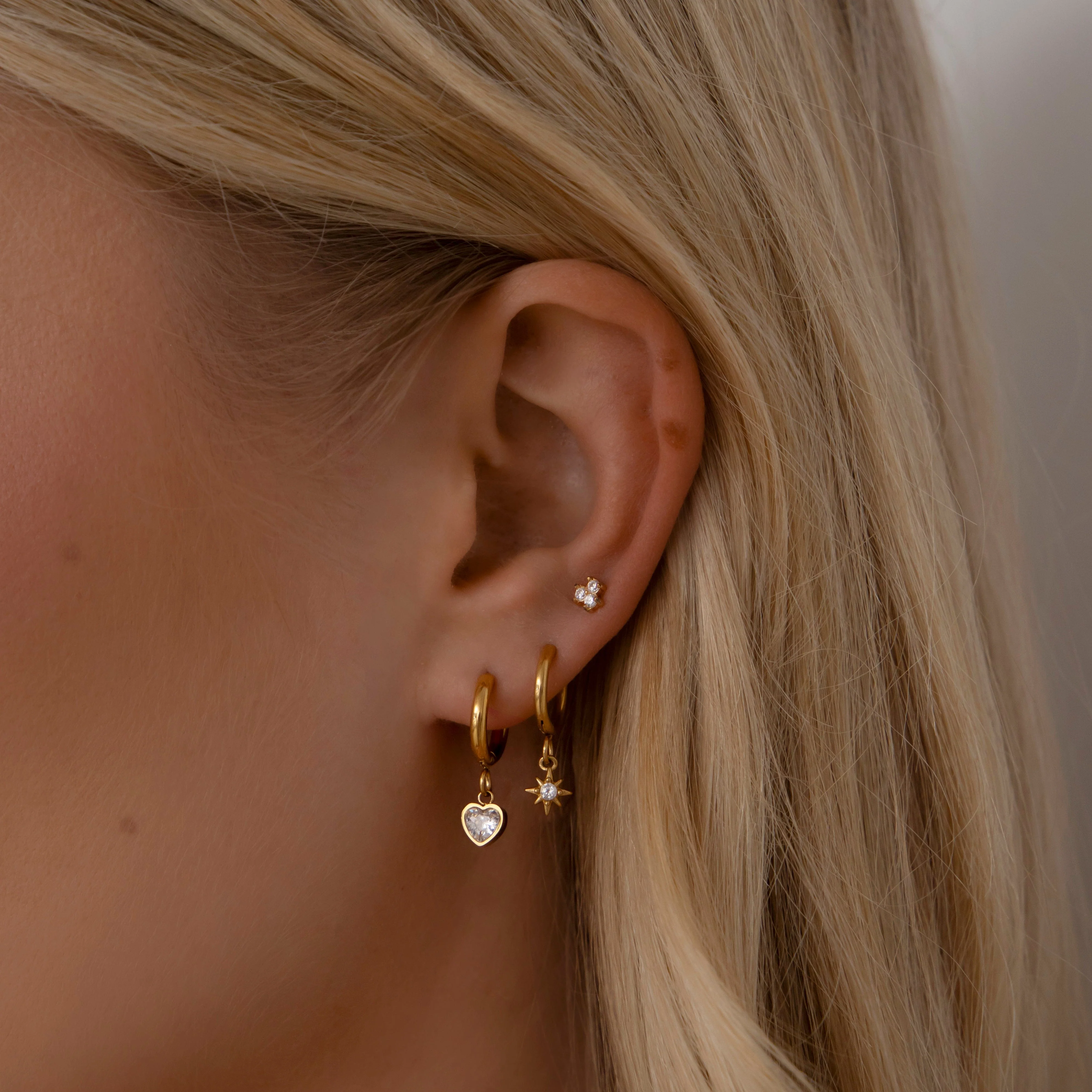 Radiance Star Hoop Earrings - Image 6