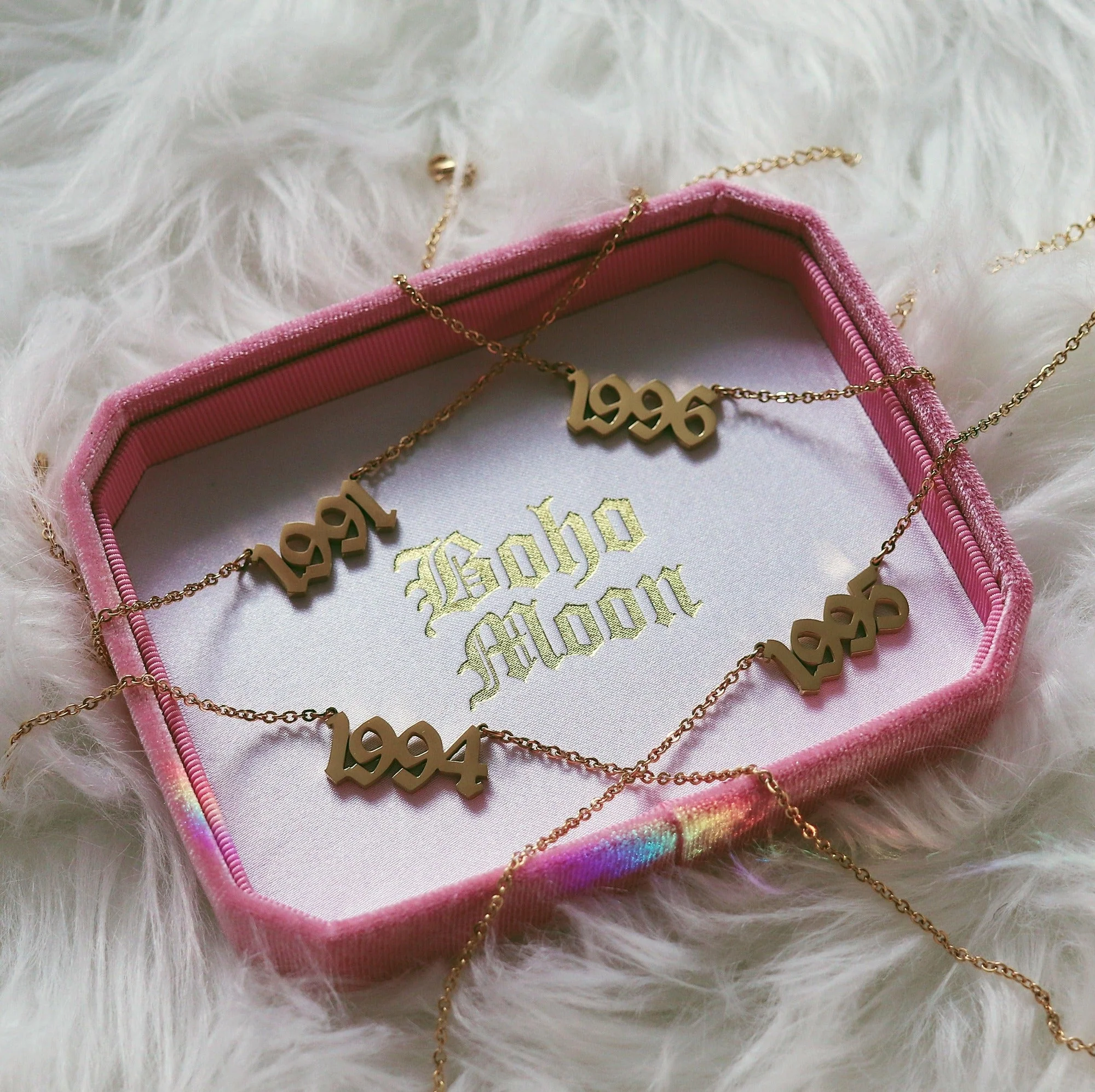 Script Year Choker Necklace - Image 10