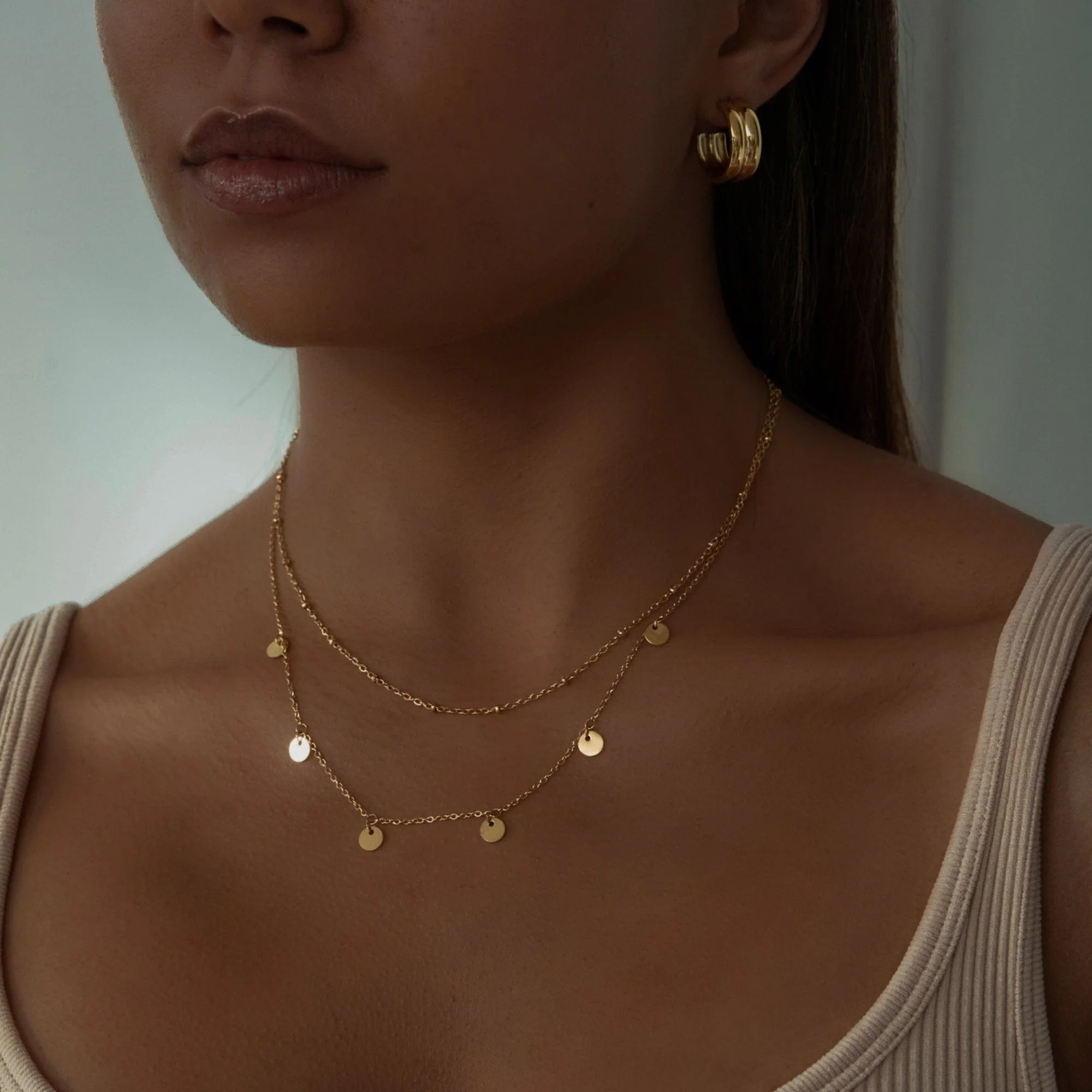 Thea Layered Necklace - Image 4