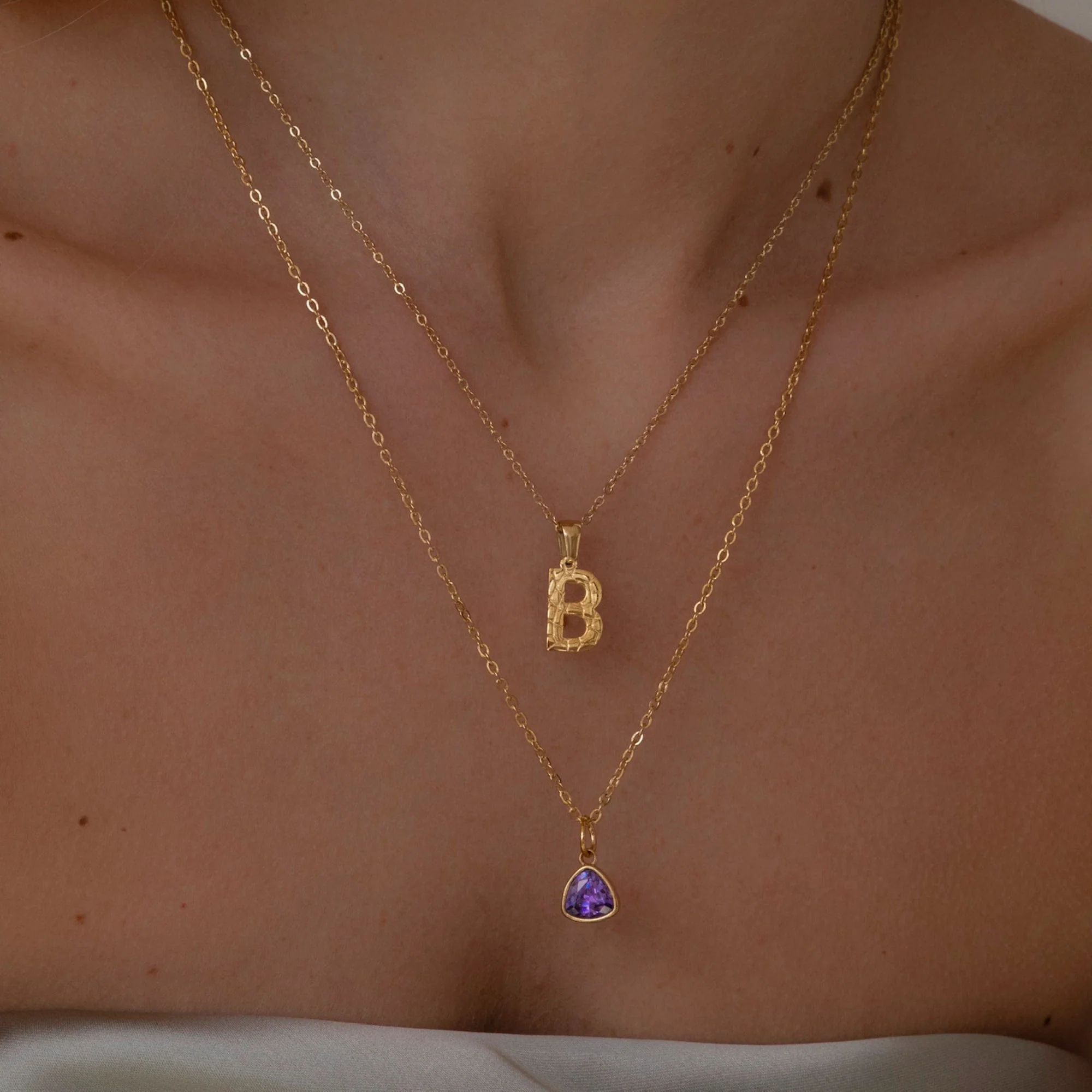 Trio Birthstone Necklace - Image 8