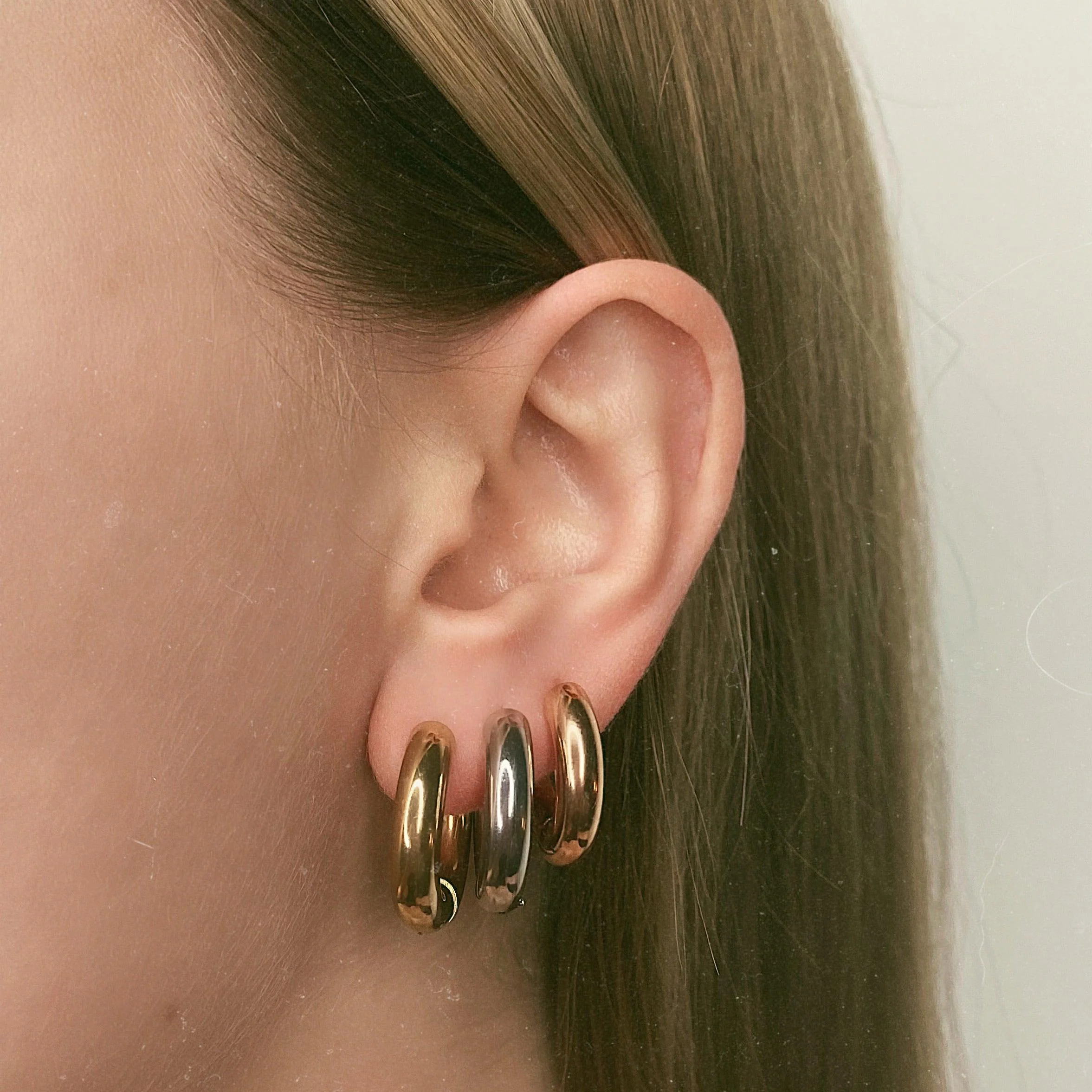 Tube Hoop Earrings - Image 10