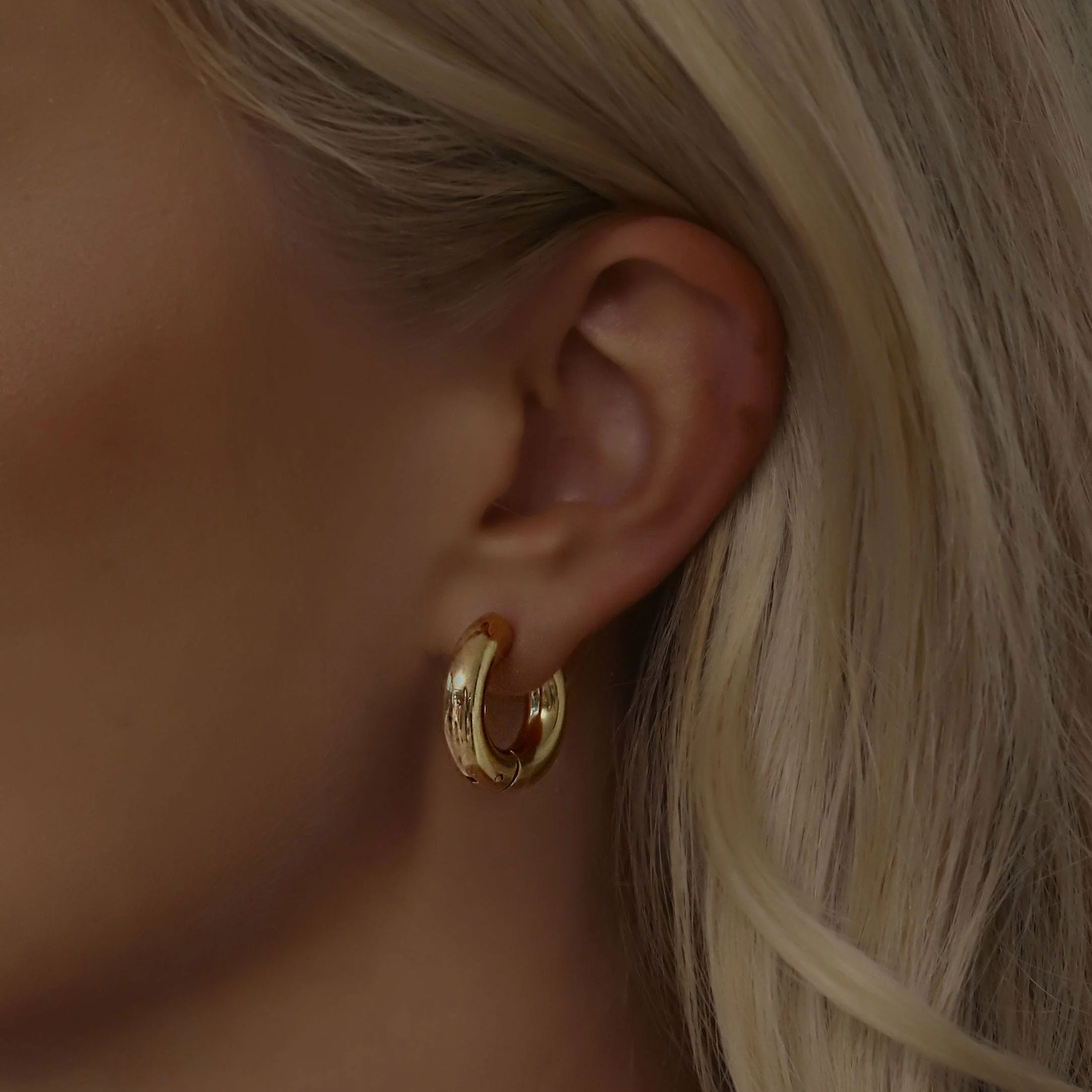 Tube Hoop Earrings - Image 6