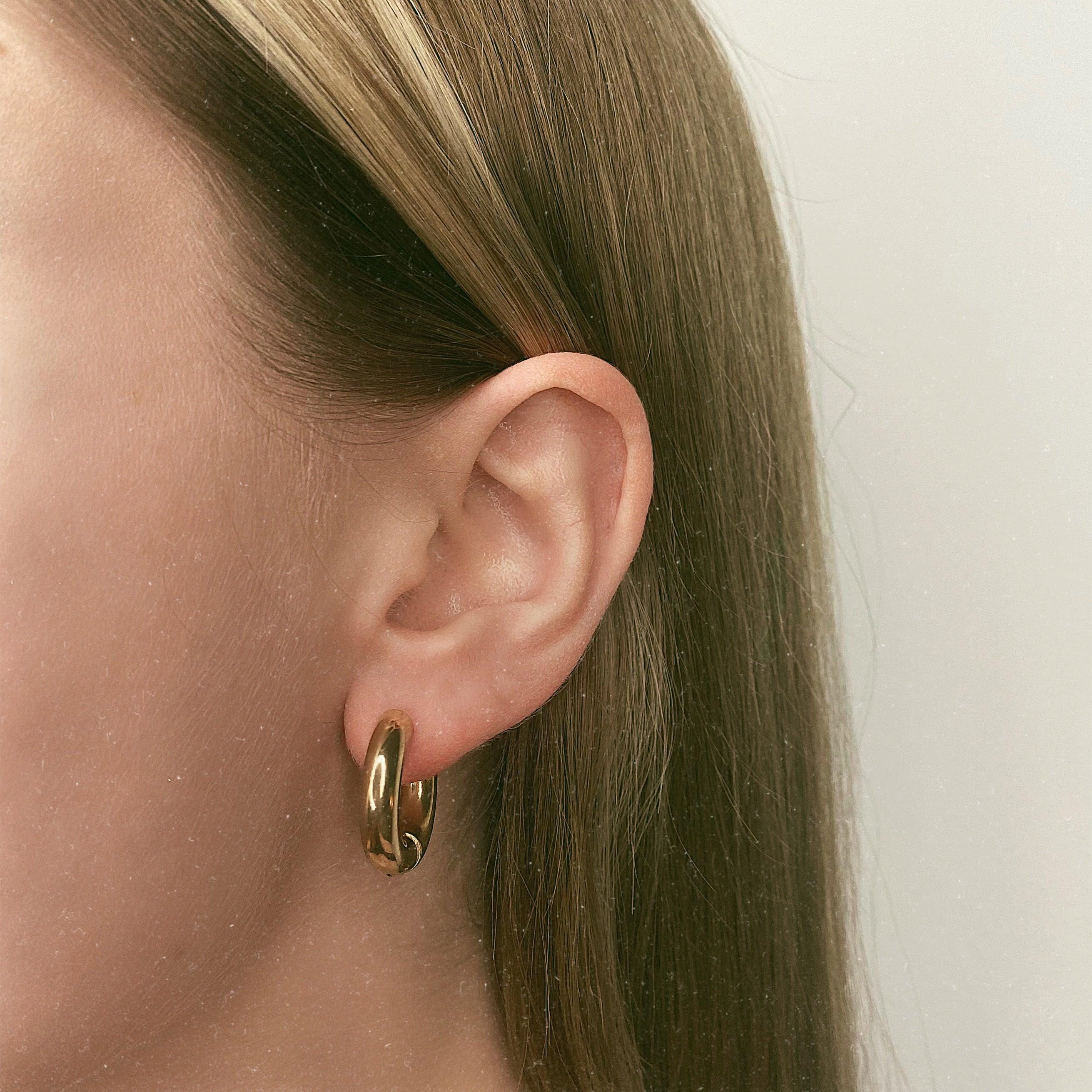 Tube Hoop Earrings - Image 9