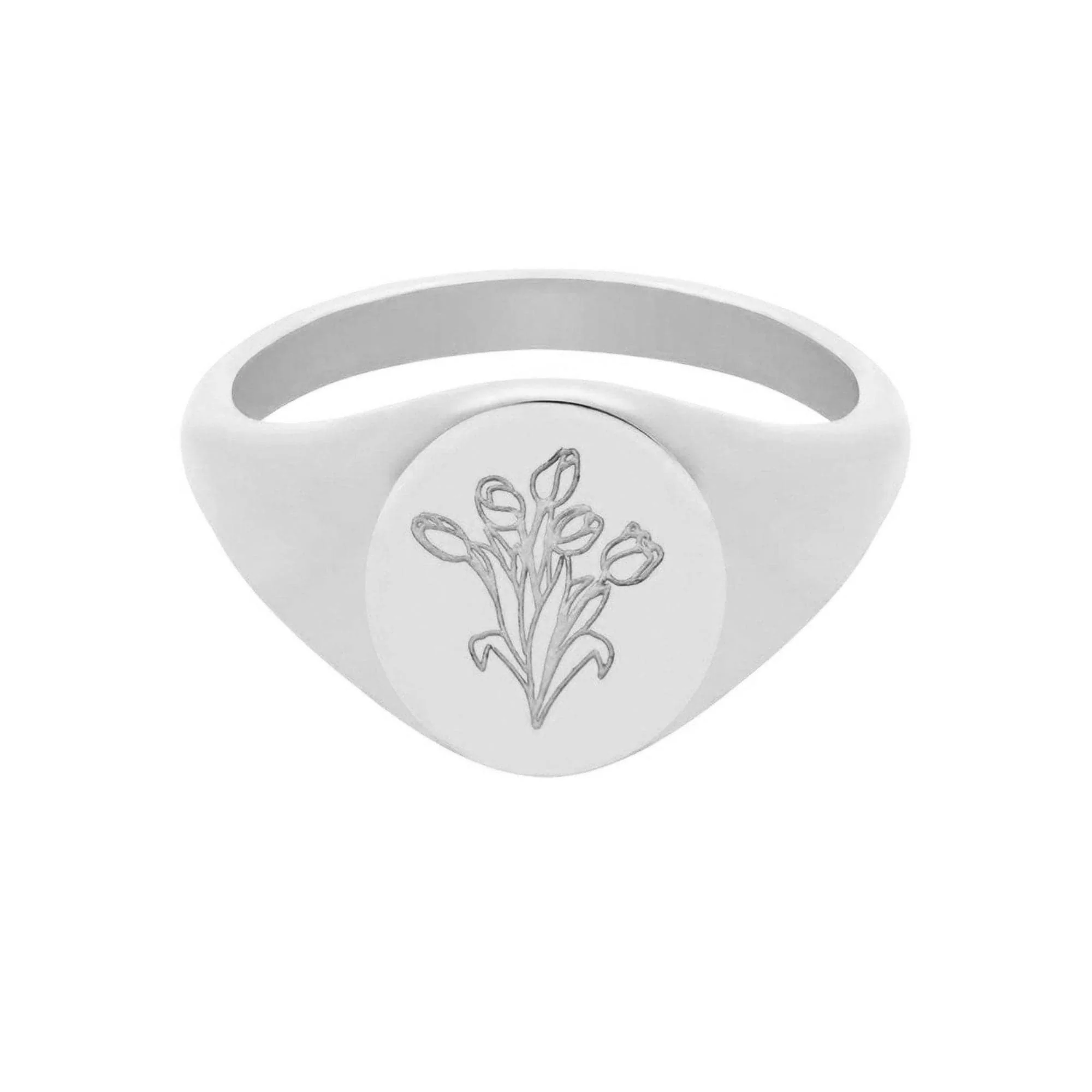 Tulips Signet Ring - Image 11